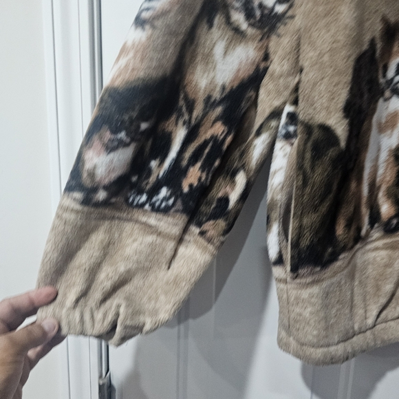 Vintage 90's Cozy Cats Blair Soft And Cuddly Fleece Jacket Size Large{Bx7} - Picture 9 of 10